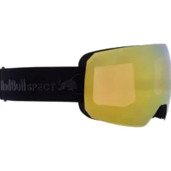 Maschera Red Bull Spect Chute Matt Black Brown Gold Mirror + Cloudy Snow