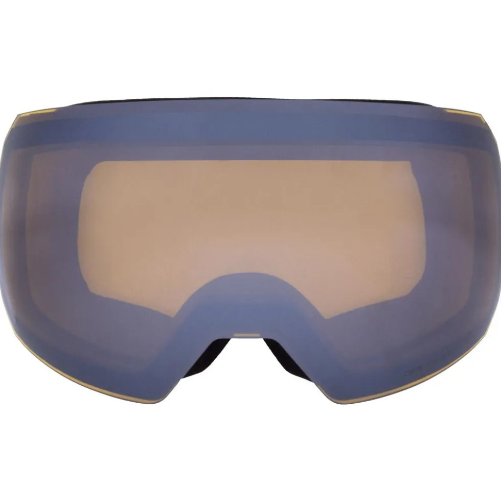 Maschera Red Bull Spect Chute Matt Black Brown Gold Mirror + Cloudy Snow