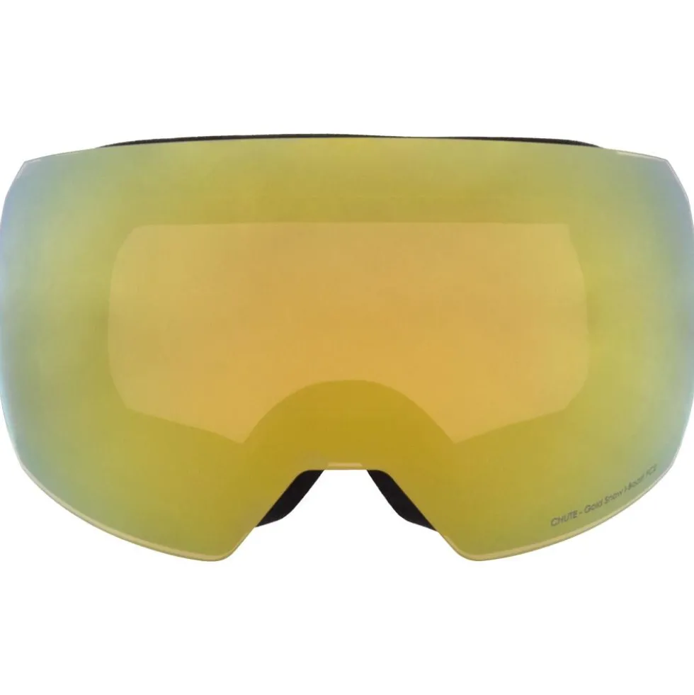 Maschera Red Bull Spect Chute Matt Black Brown Gold Mirror + Cloudy Snow