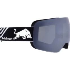 Maschera Red Bull Spect Chute Matt Black White Smoke Silver Mirror + Cloudy Snow