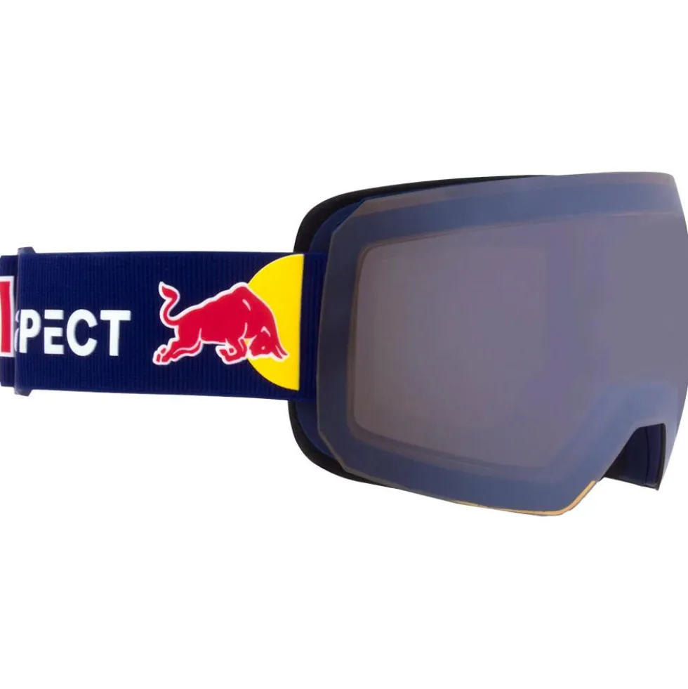 Maschera Red Bull Spect Chute Matt Blue Purple Blue Mirror + Cloudy Snow