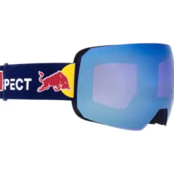 Maschera Red Bull Spect Chute Matt Blue Purple Blue Mirror + Cloudy Snow