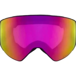 Maschera Red Bull Spect Jam Matt Black Purple Burgundy Mirror + Cloudy Snow