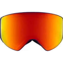 Maschera Red Bull Spect Jam Matt Blue White Brown Red Mirror + Cloudy Snow