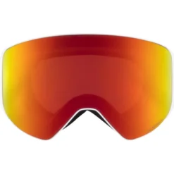 Maschera Red Bull Spect Jam Matt White Brown Red Mirror + Cloudy Snow