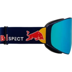 Maschera Red Bull Spect Jamm Matt Blue I-Boost Smoke Blue Mirror + Light Pink