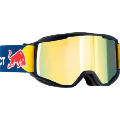 Maschera Red Bull Spect Neon Matt Blue Smoke Yellow Mirror