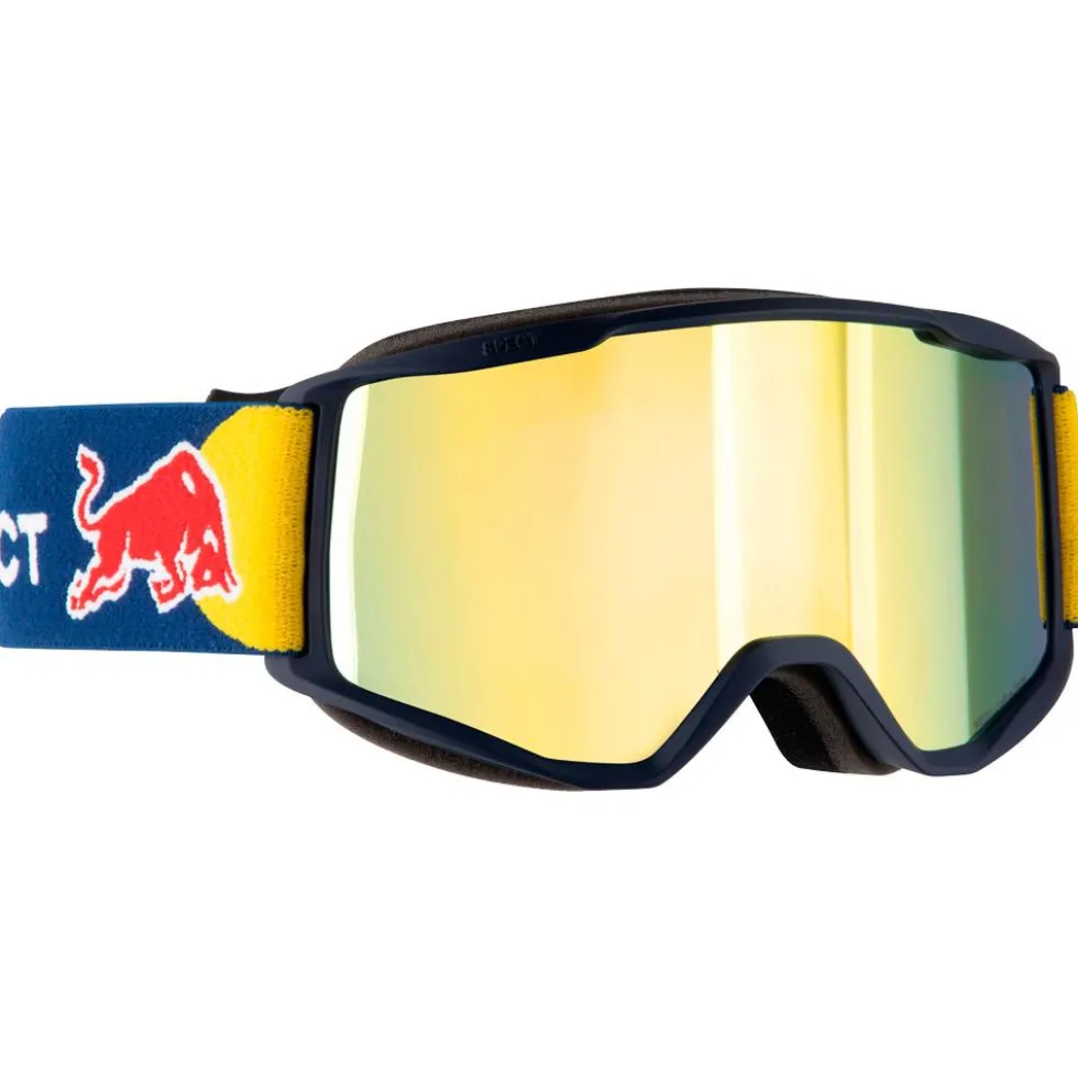 Maschera Red Bull Spect Neon Matt Blue Smoke Yellow Mirror