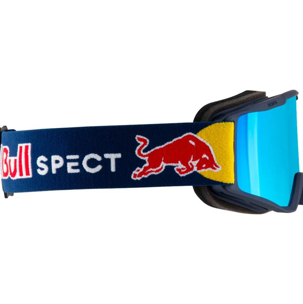 Maschera Red Bull Spect Neon Matt Blue Smoke Ice Blue Mirror