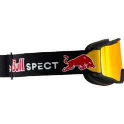 Maschera Red Bull Spect Neon Matt Black Orange Red Mirror