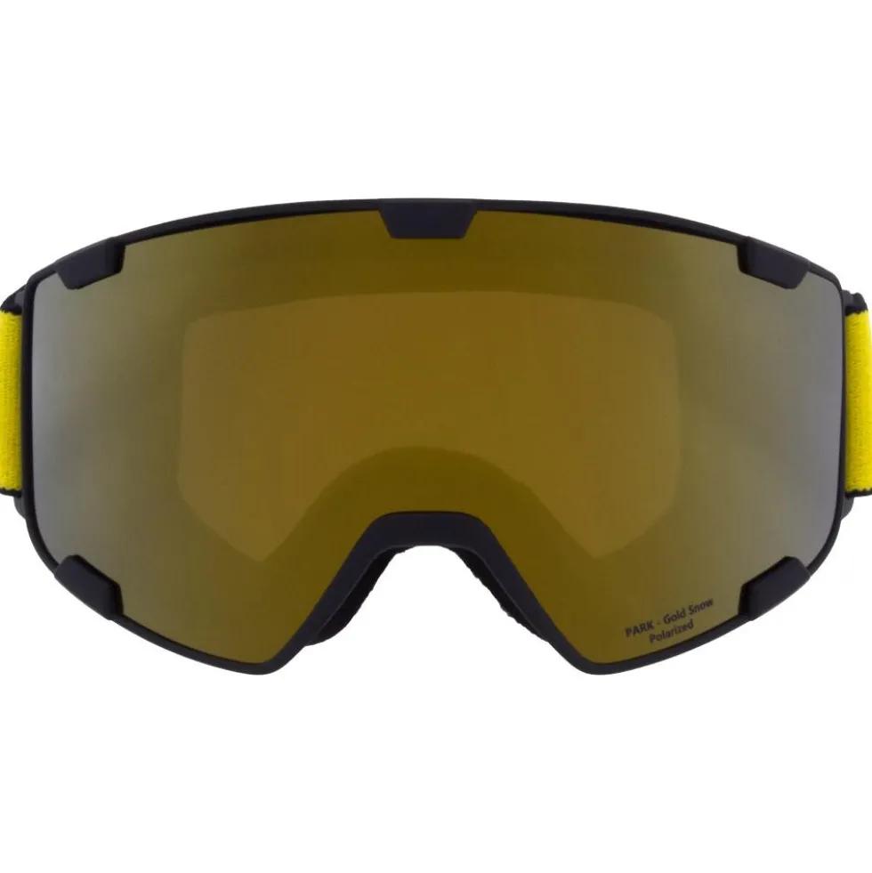 Maschera Red Bull Spect Park Matt Black Brown Gold Mirror Polarized