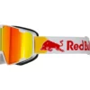 Maschera Red Bull Spect Park Matt White Orange Red Mirror