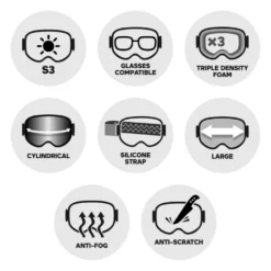Maschera Rossignol Otava White