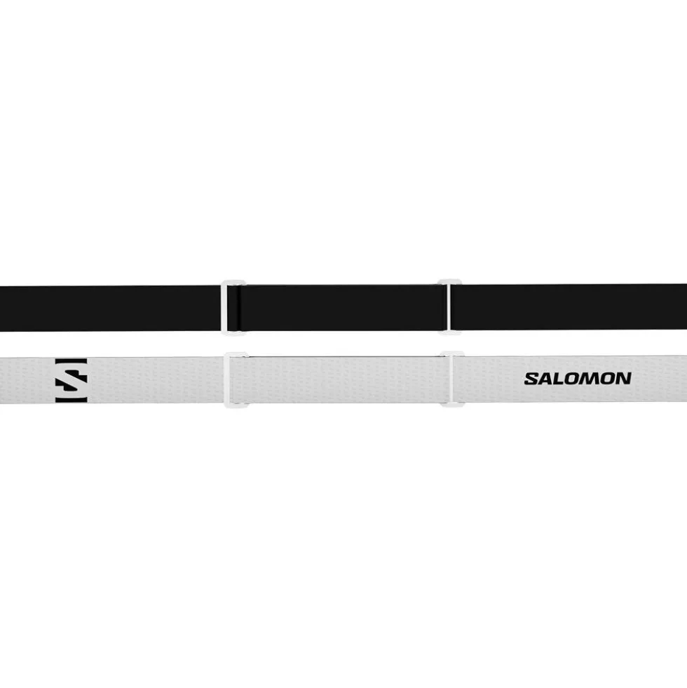 Maschera Salomon Aksium 2.0 S White Photo Multilayer Blue