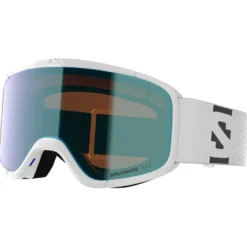 Maschera Salomon Aksium 2.0 S White Photo Multilayer Blue