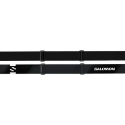 Maschera Salomon Radium Black Sigma Poppy Red