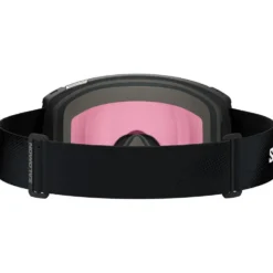 Maschera Salomon Radium Black Photo Multilayer Red