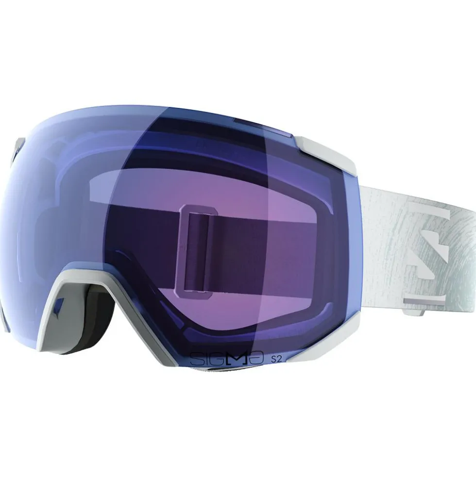 Maschera Salomon Radium Ice Flow Sigma Ice Blue
