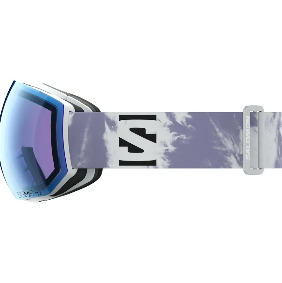 Maschera Salomon Radium Pro Ice Flow Sigma Photo Sky Blue