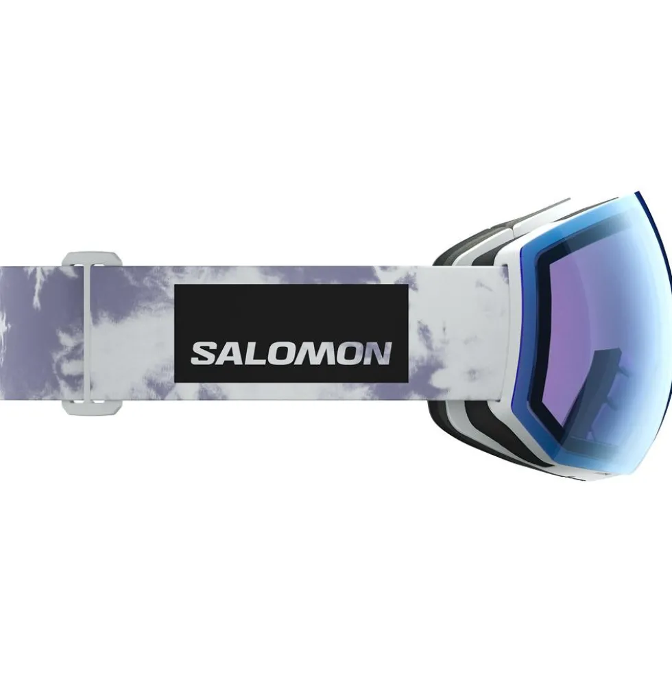 Maschera Salomon Radium Pro Ice Flow Sigma Photo Sky Blue
