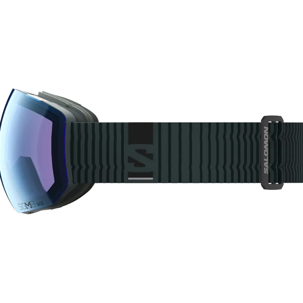 Maschera Salomon Radium Pro S Green Gables Sigma Photo Sky Blue