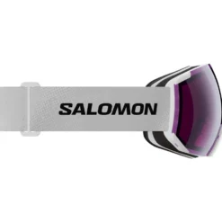 Maschera Salomon Radium White Sigma Sky Blue