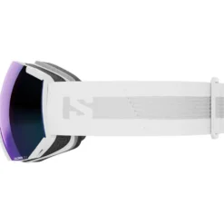 Maschera Salomon Radium White Photo Blue