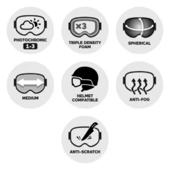 Maschera Salomon Radium White Photo Blue