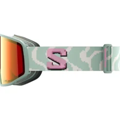 Maschera Salomon Sentry Pro Otg Iceberg Green QST Sigma Photo Poppy Red