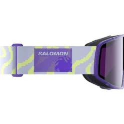 Maschera Salomon Sentry Pro Ultra Violet Qst Sigma Sky Blue + Sigma Light Blue