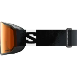 Maschera Salomon S/View 3 Access Black Flash Tonic Orange