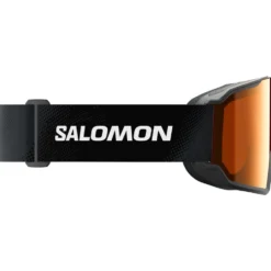 Maschera Salomon S/View 3 Access Black Flash Tonic Orange