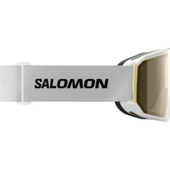 Maschera Salomon S/View 3 Access White Flash Gold