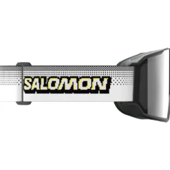 Maschera Salomon S/View 3 Black Pixels Multilayer Super White