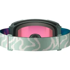 Maschera Salomon S/View 3 Iceberg Green Qst Multilayer Ruby