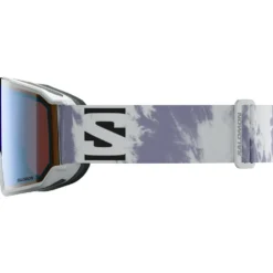 Maschera Salomon S/View 3 Ice Flow Multilayer Light Blue