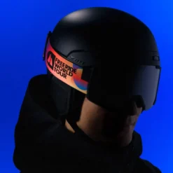 Maschera Scott Shield Freeride World Tour Black Orange Amp Solar Black Chrome