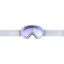 Maschera Scott Sphere Otg Mineral White Illuminator Blue Chrome