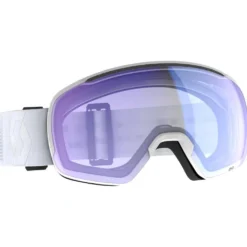 Maschera Scott Sphere Otg Mineral White Illuminator Blue Chrome