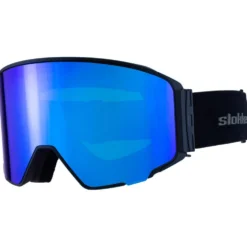 Maschera Slokker Dolomunt Otg Matte Black Blue Mirror