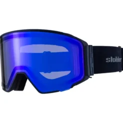 Maschera Slokker Keywest Matt Black Blue Polarized Photochromic