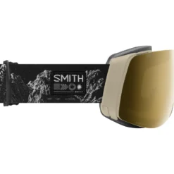 Maschera Smith 4D Mag Chalk Space Lavender Chromapop Sun Black Gold Mirror + Chromapop Storm Blue Sensor Mirror
