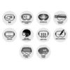 Maschera Smith 4D Mag S White Chunky Knit Chromapop Everyday Rose Gold Mirror + Chromapop Storm Rose Flash
