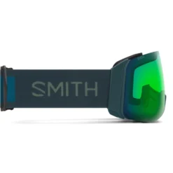 Maschera Smith 4D Mag XL Pacific Chromapop Everyday Green Mirror + Chromapop Storm Blue Sensor Mirror
