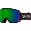 Maschera Smith Squad Black Chromapop Green Mirror + Yellow