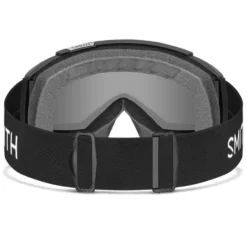 Maschera Smith Squad Black Chromapop Sun Red Mirror + Yellow