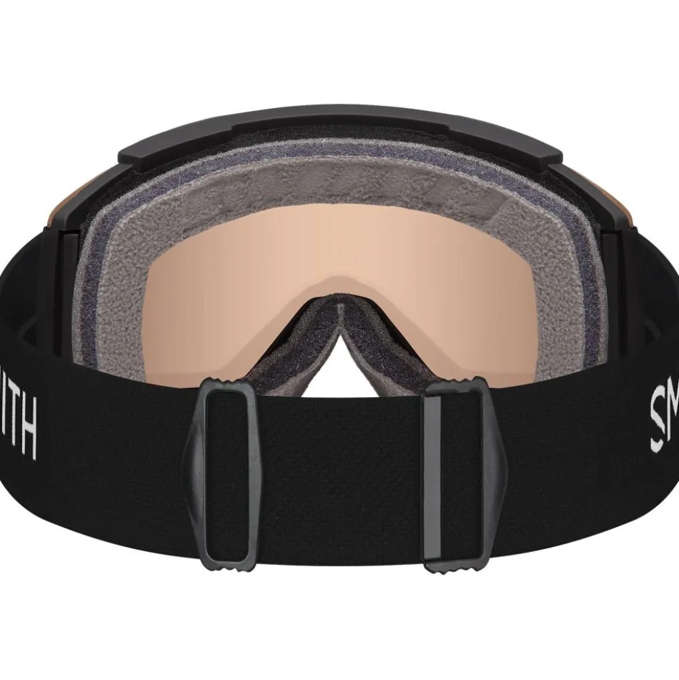 Maschera Smith Squad XL Black Chromapop Pro Photochromic Red Mirror