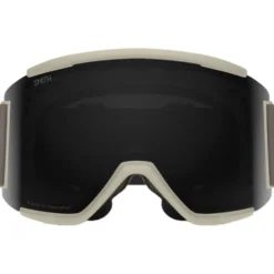 Maschera Smith Squad XL Chalk Chromapop Sun Black + Chromapop Storm Blue Sensor Mirror