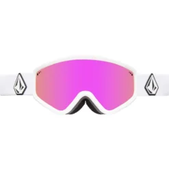 Maschera Volcom Attunga Matte White Pink Chrome