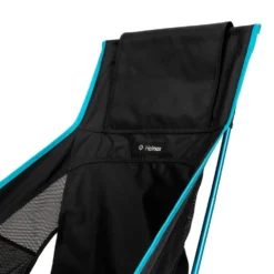 Mobili di campeggio Helinox Chair One Highback Black Cyan Blue